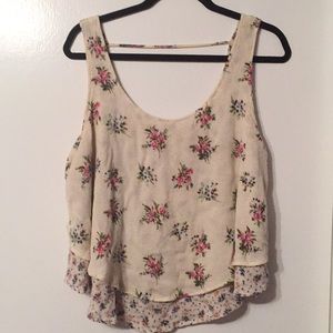 Mossimo Floral Tank Top